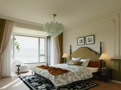 Bedroom interior scenes 3D model 14