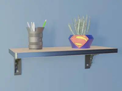 shelf bracket 11 3D print model