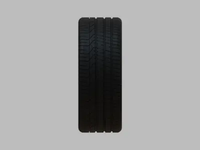 Miniature Enkei Storm Rim and Tire - 3D Print - No Textures 3D print model