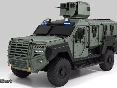 Roshel Senator 3D print model