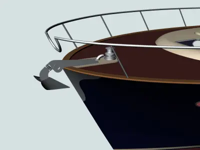 Motor Yacht 18mt 3D model