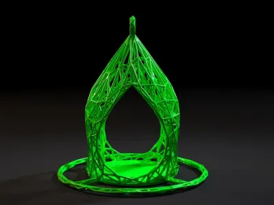 Bird feeder 4 3D print model