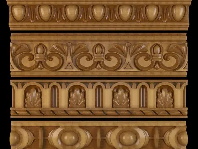  Paths Ornament pack 01 3D model