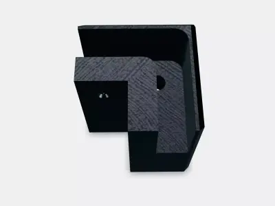 LERHYTTAN Corner leg for decorative plinth Low-poly 3D model