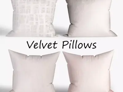 Decorative Pillows set 09   3D model