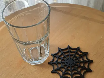 Web Coaster Free 3D print model