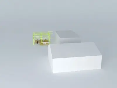 bamboo stall Free 3D model