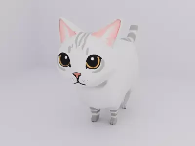 Cartoon Cat  3D model