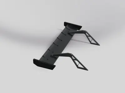 spoiler combo rear LIFT 3D model