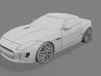 JAGUAR F-typer 3D model 3D model