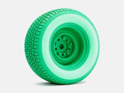 15x10 Smoothie Wheel Diamond Back III Tire 3D print model