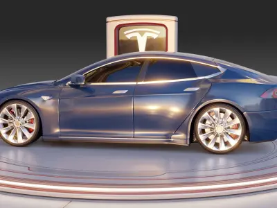2016 Tesla Model S 3D model