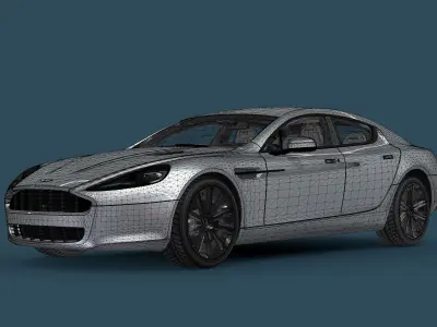 Aston Martin Rapide - 2010 3D model