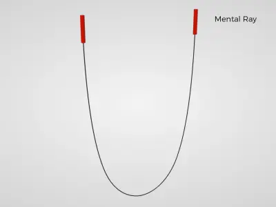 Rigged Skipping Rope 3D model