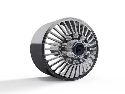 FRONT forgiato Cablata-D DURO DUALLY WHEEL 3D print model