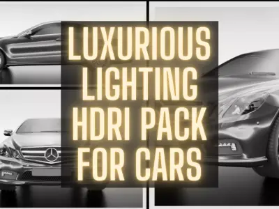 Luxurious 3D Car Studio HDRI Pack 20 Maps  3D model
