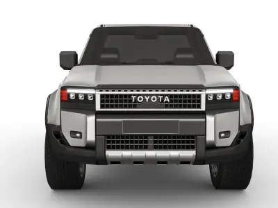 Toyota Land Cruiser 250 Prado 2024 Low-poly 3D model