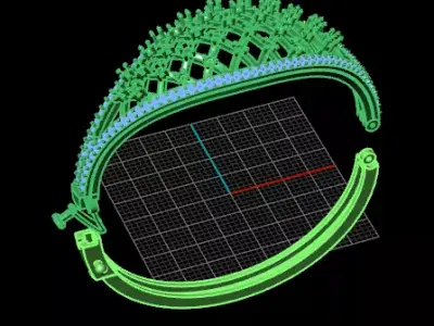 luxury jewelry bracelet 3D print model