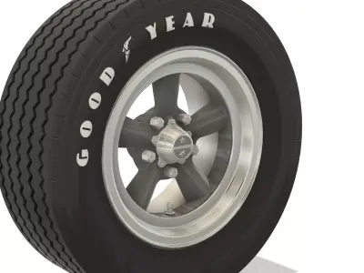 American Racing Torq Thrust - 3d Printable 3D print model