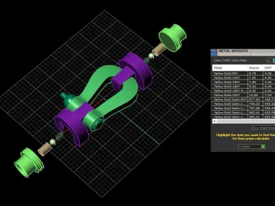 Fred Force Large bracelet 3D print model