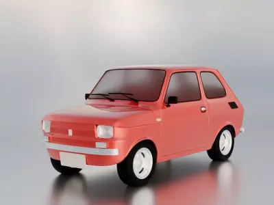 FIAT 126  3D model