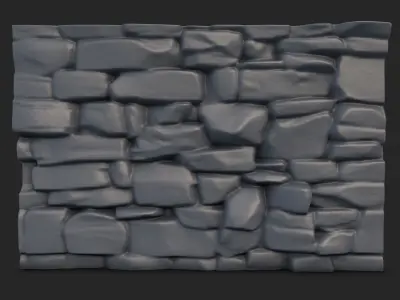 Collection 2 - Stone Walls -4 Models