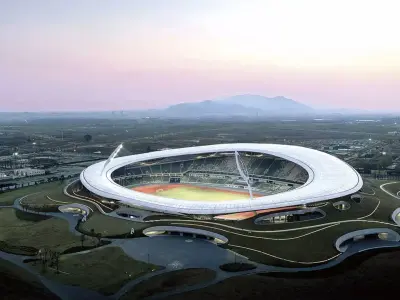 Quzhuo Stadium 3D model