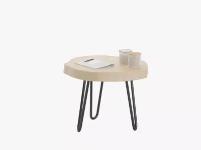 Coffee Table Set 02 3D model