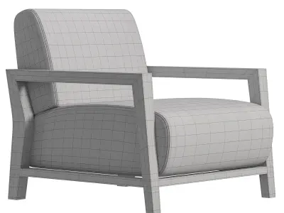 NYGEL ARMCHAIR BY Borzalino 3D model