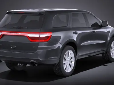 Dodge Durango 2014 VRAY 3D model
