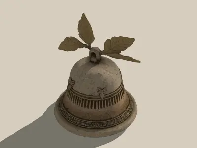 Bronze Bell Low-poly 3D model