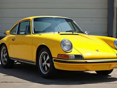 Porsche 911 Carrera RS 1973 3D Model LowPoly Low-poly 3D model