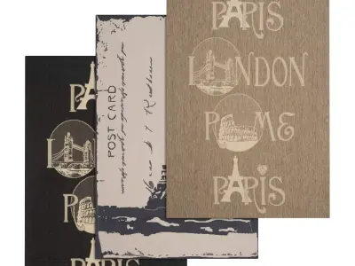 Rug Set 2410 3D model