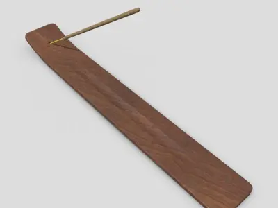 Incense Burner Low-poly 3D model