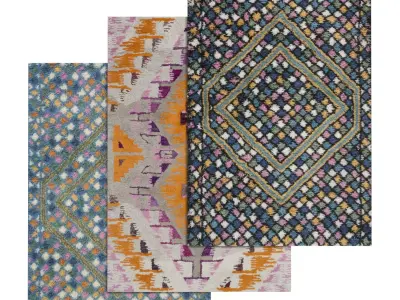 Rug Set 2351 3D model