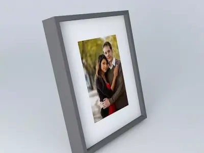 Crate and Barrel Benson 5x7 Frame Free 3D model