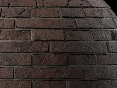 Bricks Materials 34- By 3 Patterns Tile - Pbr 4k Seamless Low-poly 3D model