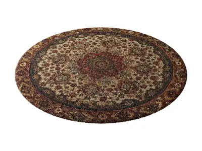 round carpet 24 3D model