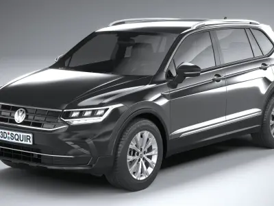 Volkswagen Tiguan Allspace 2022 3D model