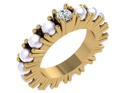 Pearl Band 4378 3D print model