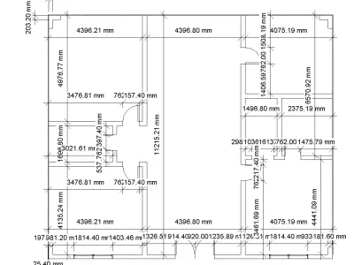 Modern House exterior Revit model 3D model