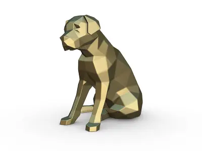 labrador 3D print model