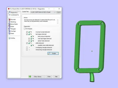 3 LADY FORTUNA  3D print model