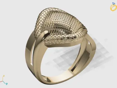 Women Plain Ring STL Models Womens Ring 3dmodels 3D print model 3D print model 35