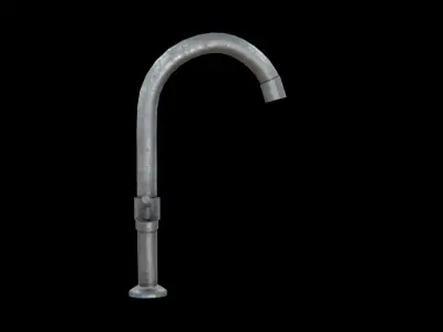 Bath TAP old Low-poly 3D model