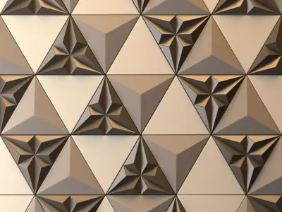 Panel3d Triangle 3D model
