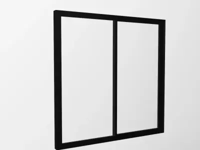 small building window Free low-poly 3D model
