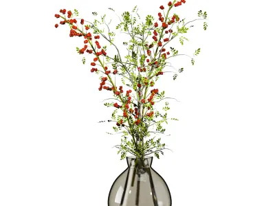 bouquet set 3D model 3