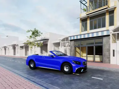 Mercedes Maybach Coupe Cabriolet 3D print model