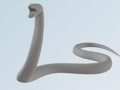 Snake garter 3D model